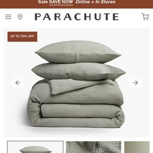 Parachute Cloud Cotton Duvet Cover Set (queen)